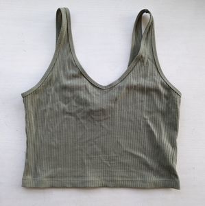 Mate Tencel Rib Crop Top